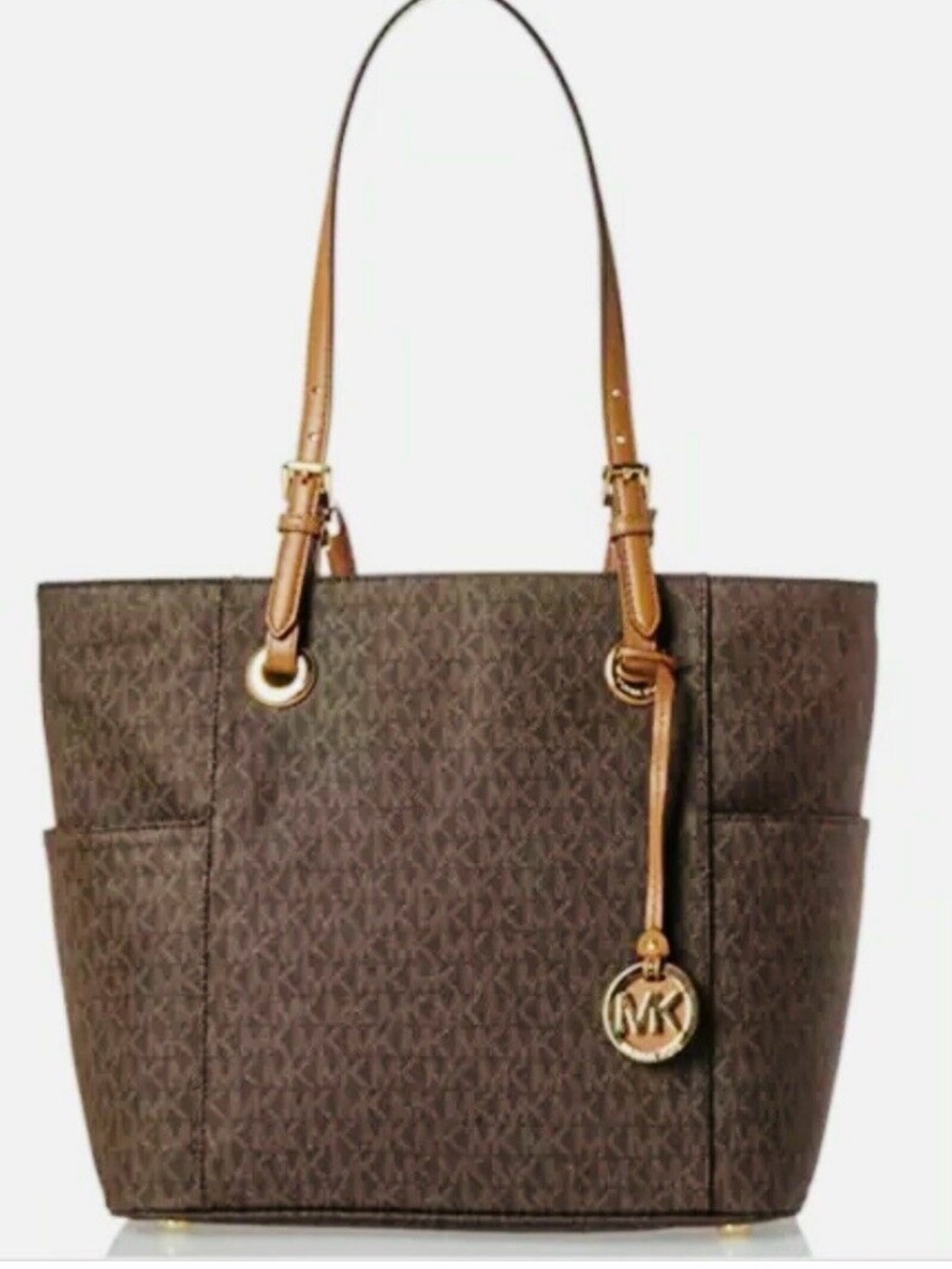 Michael Kors jet set Brown Signature Tote Bag